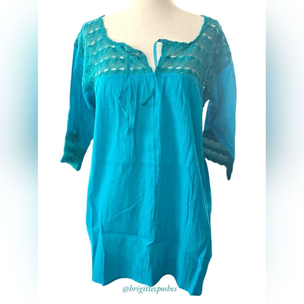 HANDMADE Traditional Laced Mexican Blouse